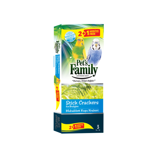 Pets Family Muhabbet Krakeri 3 lü