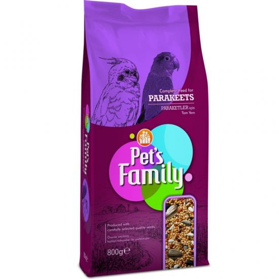 Pets Family Paraket Yemi 800 g