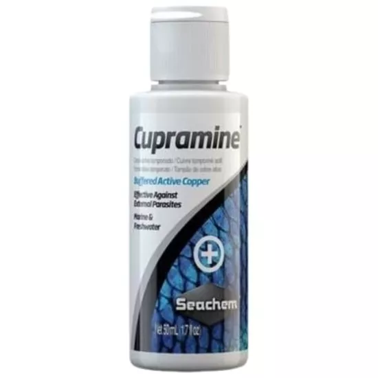 Seachem Cupramine 250 ml Dış Parazit İlacı