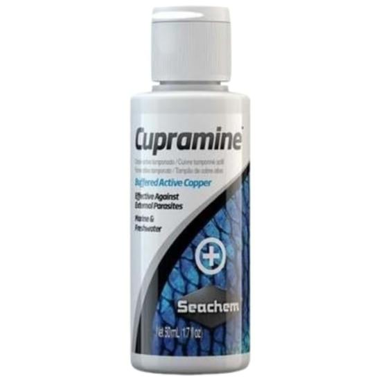 Seachem Cupramine 50 ml Dış Parazit İlacı