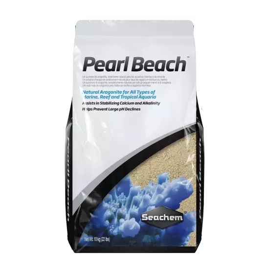 Seachem Pearl Beach 10 KG Doğal Aragonit Kumu