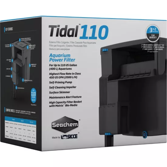 Seachem Tidal 110 Şelale Filtre
