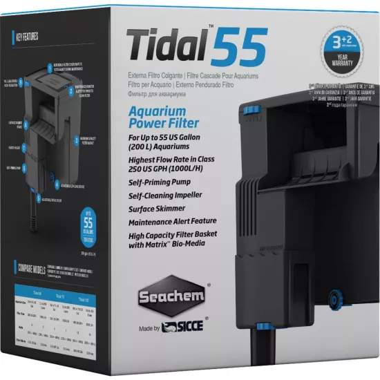 Seachem Tidal 55 Şelale Filtre