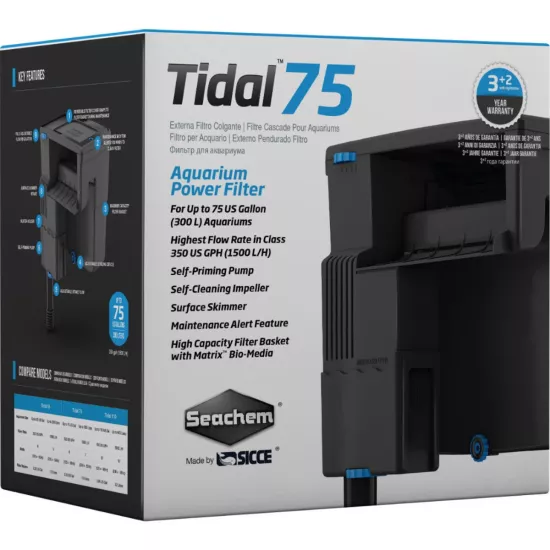 Seachem Tidal 75 Şelale Filtre