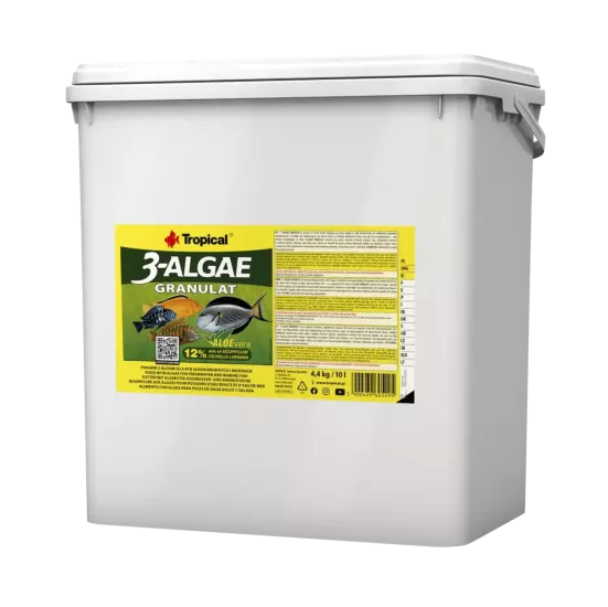 Tropical 3 Algae Granulat 4.4 Kg / 10 L Kova Yem