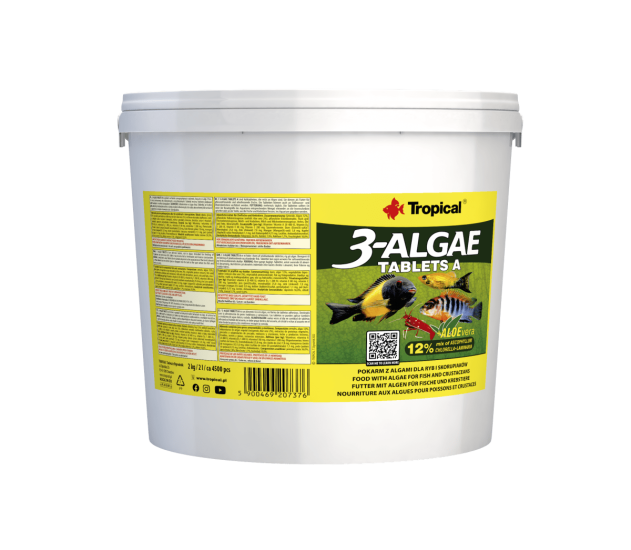 Tropical 3 Algae Tablets A 2 Kg / 3 L Kova Yem