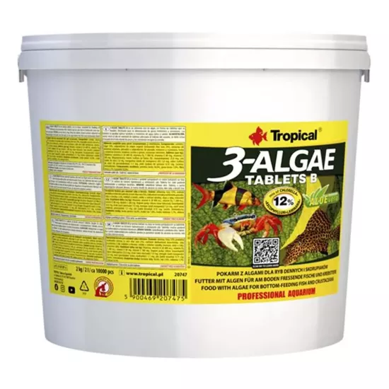 Tropical 3 Algae Tablets B 2 Kg / 3 L Kova Yem