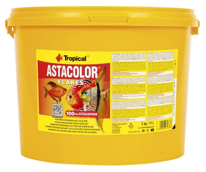 Tropical Astacolor Flakes 2 Kg / 11 L Kova Yem