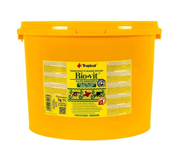 Tropical Bio-Vit Flakes 4 Kg / 21 L Kova Yem