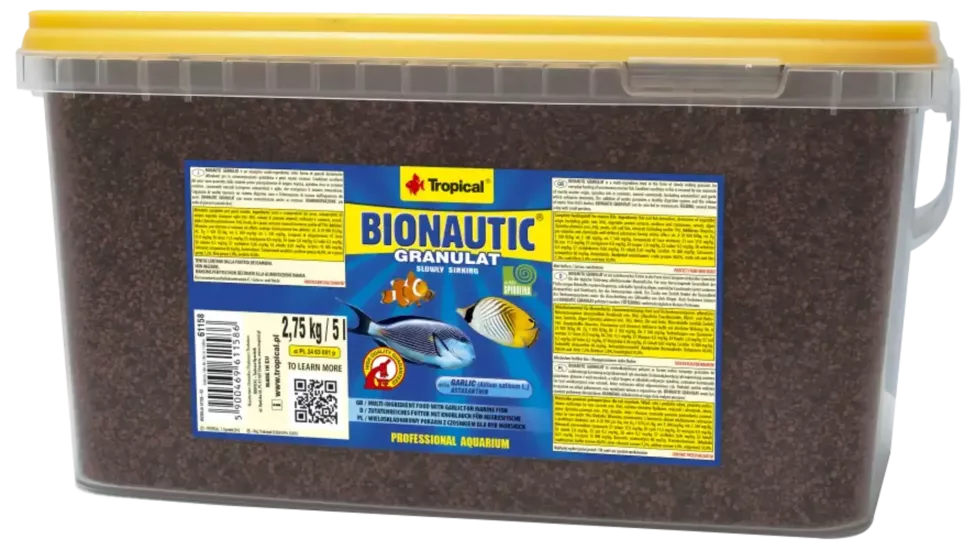 Tropical Bionautic Granulat 2,75 Kg / 5 L Kova Yem