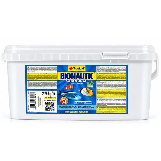 Tropical Bionautic Granulat 2,75 Kg / 5 L Kova Yem