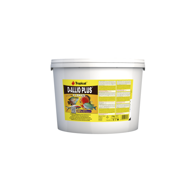 Tropical D-Allio Plus Flakes 2 Kg / 11 L Kova Yem
