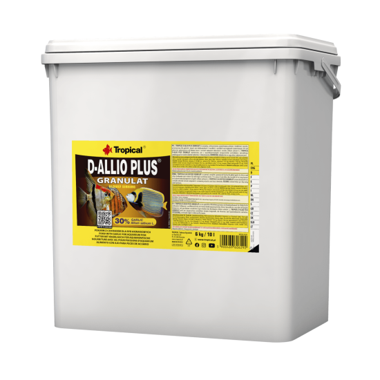 Tropical D-Allio Plus Granulat 6 Kg / 10 L Kova Yem