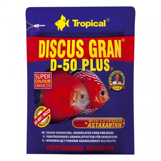 Tropical Discus Gran D-50 Plus 20 Gram Zarf Yem