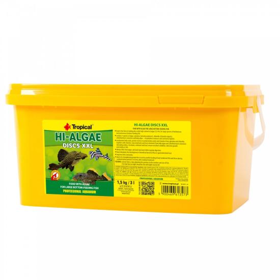 Tropical Hi-Algae Discs XXL 2,5 Kg / 5 L Kova Yem