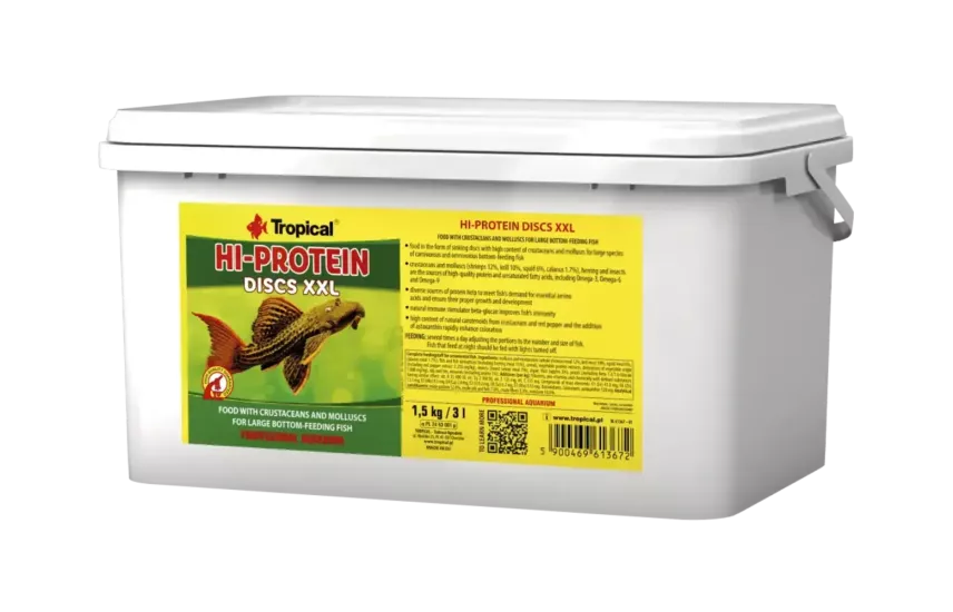 Tropical Hi-Protein Discs XXL 2,5 Kg / 5 L Kova Yem