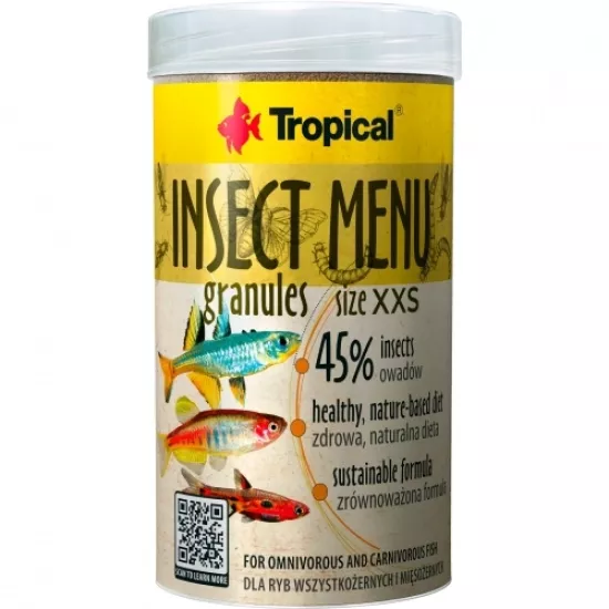 Tropical İnsect Menu Granules XXS 1000ml / 640Gr Kutu Yem
