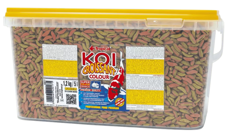 Tropical Koi Croissant Colour 1,2 Kg / 5 L Kova Yem