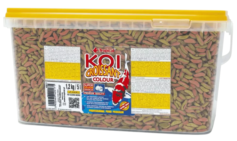 Tropical Koi Croissant Colour 1,2 Kg / 5 L Kova Yem