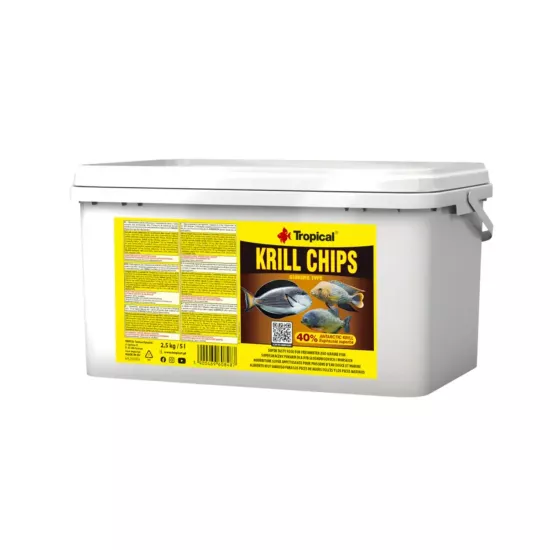 Tropical Krill Chips 2,5 Kg / 5 L Kova Yem