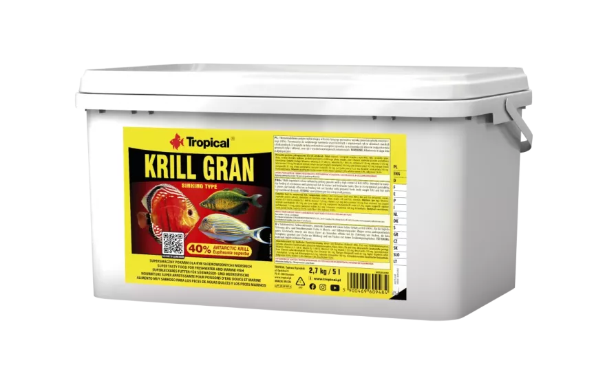 Tropical Krill Gran 2,7 Kg / 5 L Kova Yem