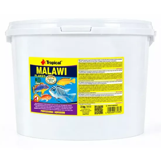 Tropical Malawi Flakes 2 Kg / 11 L Kova Yem