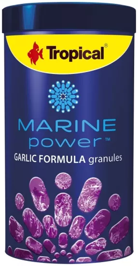 Tropical Marine Power Garlic Formula Granules 1000ml 600Gr Kutu Yem