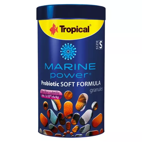 Tropical Marine Power Probiotic Soft Formula S 100ml 60Gr Granules Kutu Yem