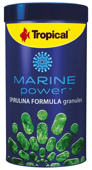 Tropical Marine Power Spirulina Formula Granules 1000ml 600Gr Kutu Yem