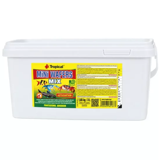 Tropical Mini Wafers Mix 1,65 Kg / 3 L Kova Yem