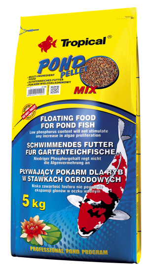 Tropical Pond Pellet Mix Size Small 5 Kg / 50 L Torba Yem