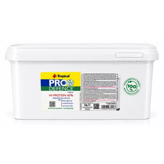 Tropical Pro Defence Micro 3 Kg / 5 L Kova Yem