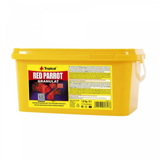 Tropical Red Parrot Gran 1,2 Kg / 3 L Kova Yem