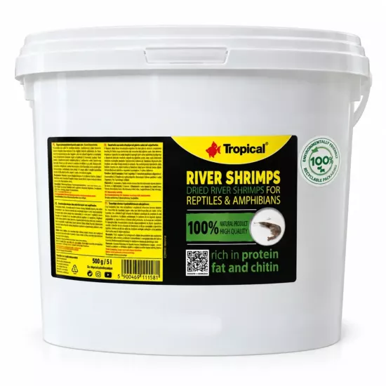 Tropical River Shrimps 1,6 Kg / 11 L Kova Yem