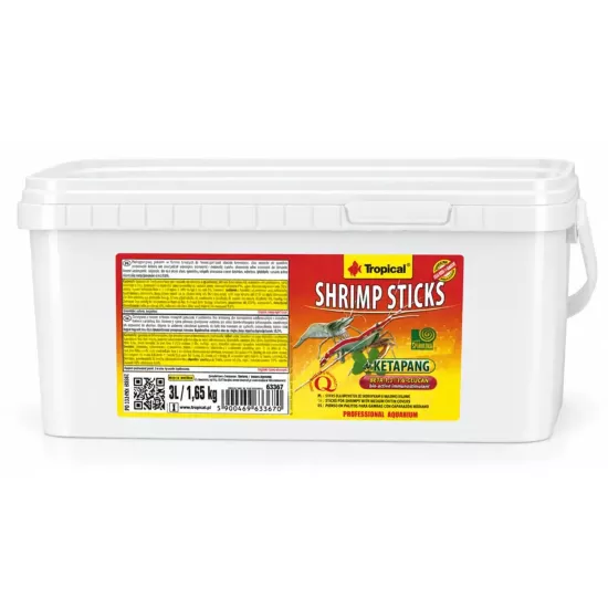 Tropical Shrimp Sticks 1,65 Kg / 3 L Kova Yem