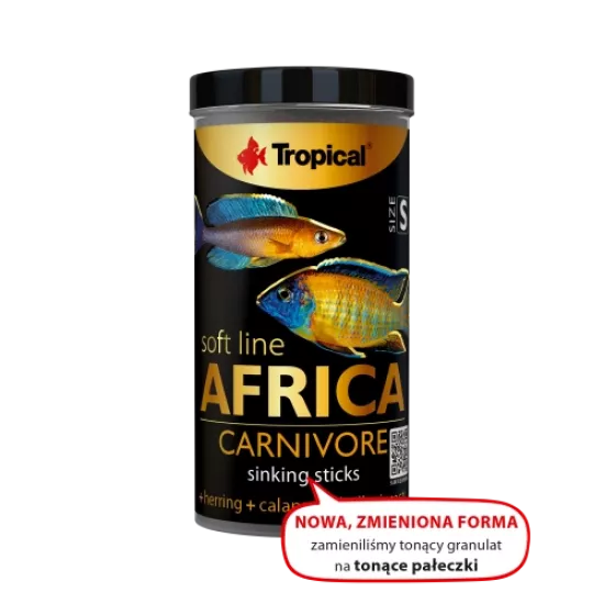 Tropical Soft Line Africa Carnivore Size S Sticks 100ml 60Gr Kutu Yem