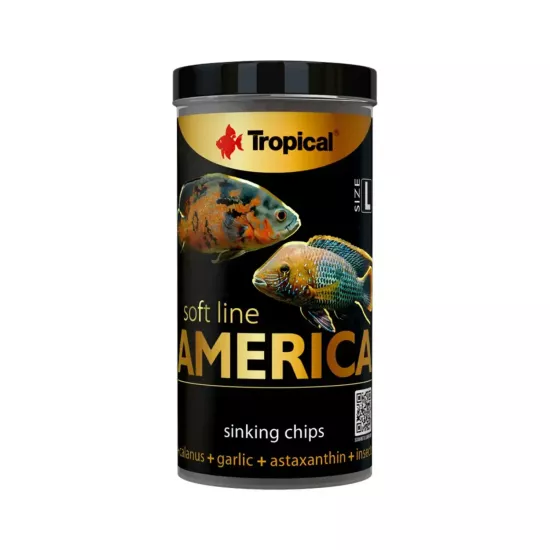 Tropical Soft Line America Size L Chips 250ml 130Gr Kutu Yem