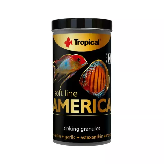 Tropical Soft Line America Size M Granules 250ml 150Gr Kutu Yem