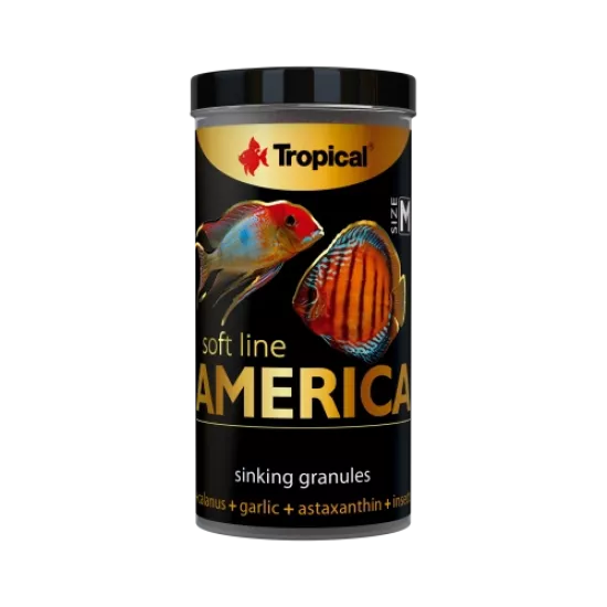 Tropical Soft Line America Size M Granules 250ml 150Gr Kutu Yem