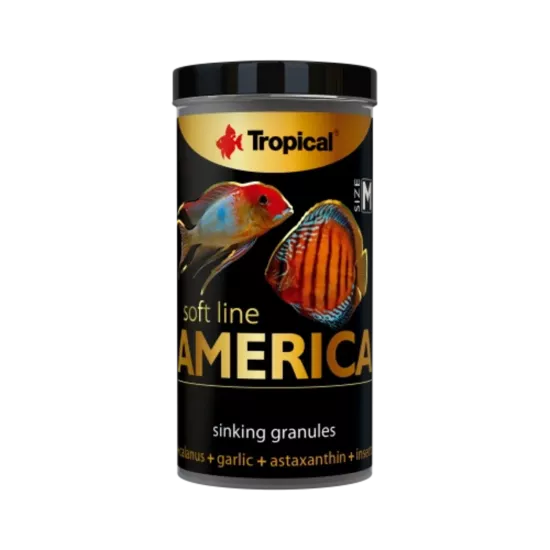 Tropical Soft Line America Size M Granules 250ml 150Gr Kutu Yem