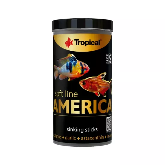 Tropical Soft Line America Size S Sticks 100ml 56Gr Kutu Yem