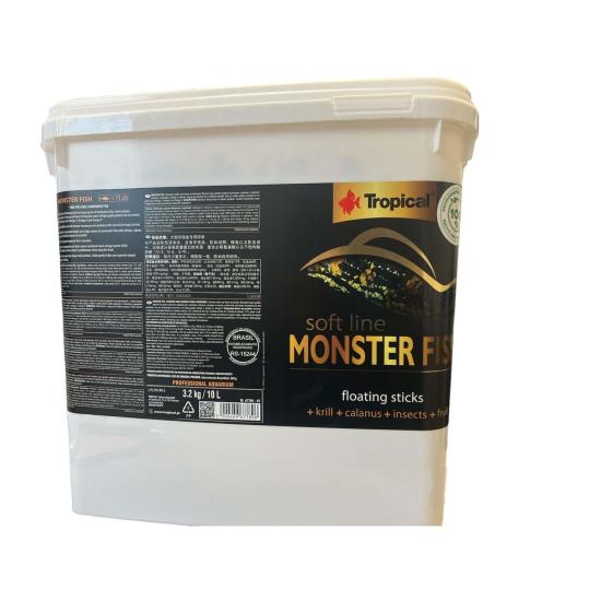 Tropical Soft Line Monster Fish 3,2 Kg / 10 L Kova Yem
