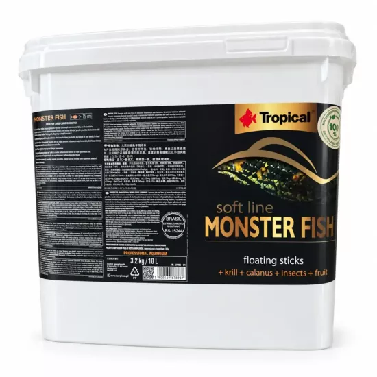 Tropical Soft Line Monster Fish 3,2 Kg / 10 L Kova Yem