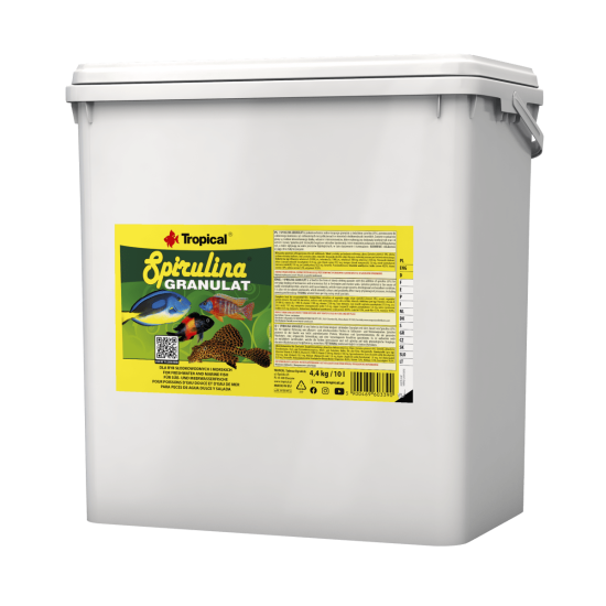 Tropical Spirulina Gran 4.4 Kg / 10 L Kova Yem