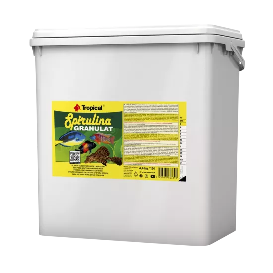 Tropical Spirulina Gran 4.4 Kg / 10 L Kova Yem