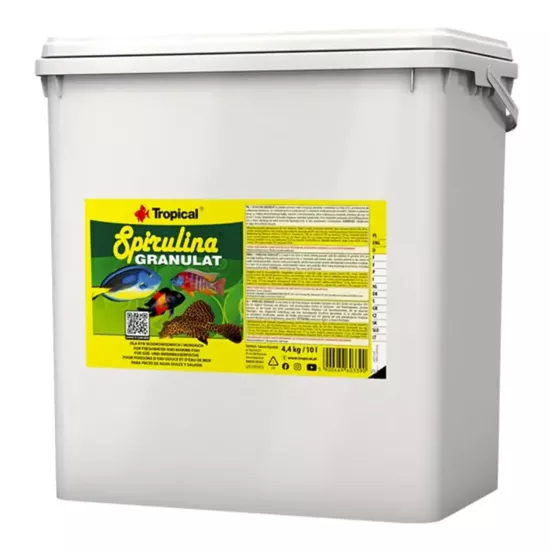 Tropical Spirulina Gran 4.4 Kg / 10 L Kova Yem