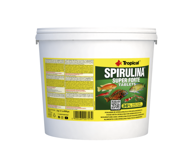 Tropical Super Spirulina Forte Tablets 2 Kg / 3 L Kova Yem