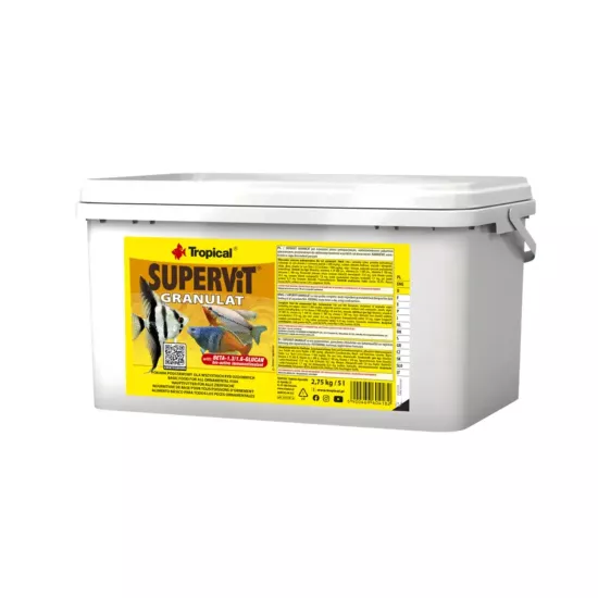 Tropical SuperVit Granulat 2,75 Kg / 5 L Kova Yem