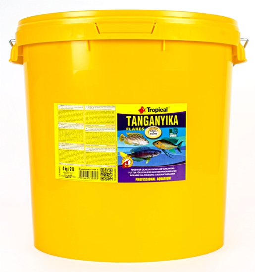 Tropical Tanganyika Flakes 4 Kg / 21 L Kova Yem