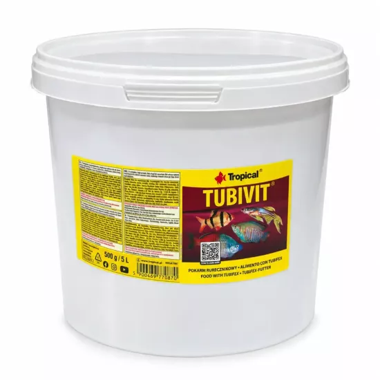 Tropical TubiVit Flakes 500 Gr / 5 L Kova Yem